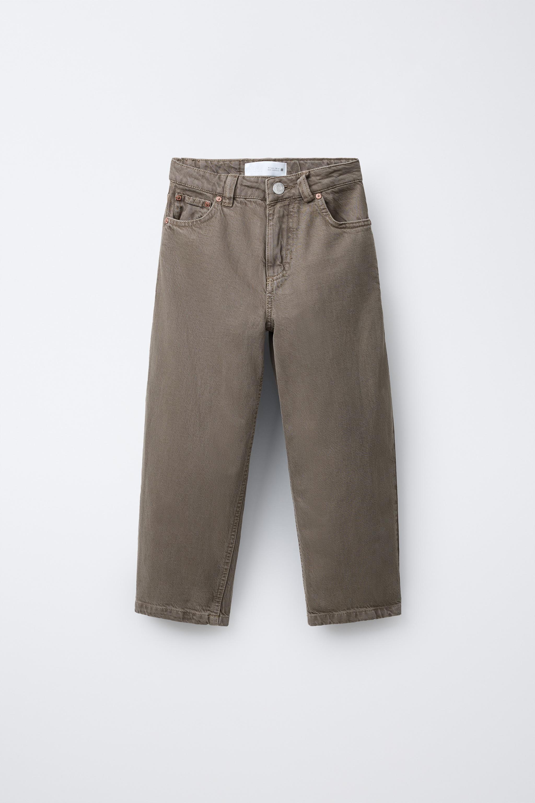 PANTALON BAGGY DÉCONTRACTÉ EN SERGÉ